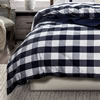Camille Buffalo Check 3-Piece Duvet Set - Navy