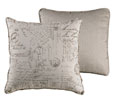 Fairfield Printed Linen Euro Sham