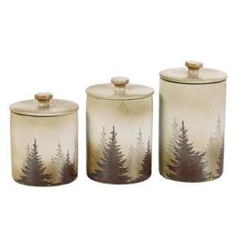 Clearwater Pines 19-Piece Dinnerware & Canister Set #3