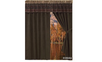 Sierra Curtain w/Valance & Tie Backs
