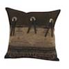 Sierra Square Throw Pillow w/Conchos