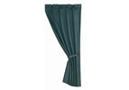Cheyenne Faux Tooled Leather Curtain - Turquoise