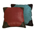 Cheyenne Faux Tooled Leather Reversible Euro Sham
