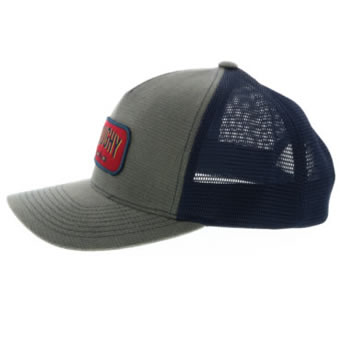 Hooey Mark Out Mesh Cap w/Roughy Patch - Olive/Navy #4