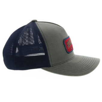 Hooey Mark Out Mesh Cap w/Roughy Patch - Olive/Navy #5
