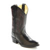 Old West Children's J Toe Western Boots - Black