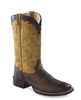 Old West® Men's Broad Square Toe Boots - Brown/Yellow