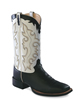 Old West® Men's Broad Square Toe Boots - Black/White