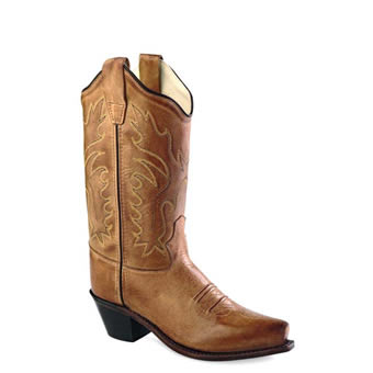 Old West Children's Fashion Western Boots - Tan Canyon