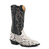 Roper Men's Peyton Backcut Python R Toe Boots - Natural