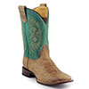 Roper Men's Carl Concealed Carry Boots - Burnished Tan/Turquoise
