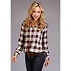 Stetson Ladies Harvest Plaid Western Blouse