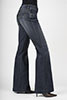 Stetson Ladies 214 City Trouser Fit Long Jeans - Dark Wash