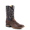 Stetson Men's Obadiah Boots w/Bison Vamp - Brown/Black