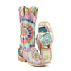 Tin Haul Gal's Groovy Boots w/Tie Dye Camper Sole