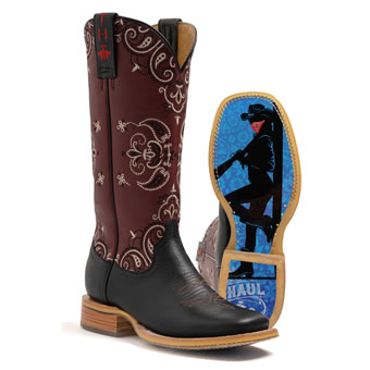 Tin Haul Ladies Bandida Boots w/Wild Rag Sole