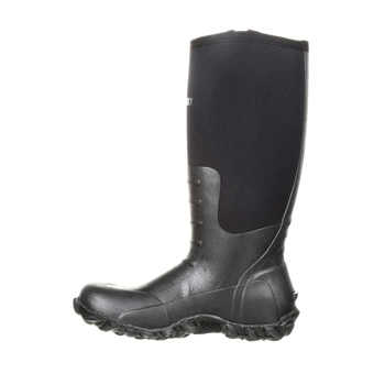 Rocky Rubber Waterproof Outdoor Boot - Black #2