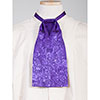 Men's WAH MAKER Silk Jacquard Puff Tie - Purple