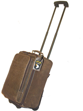Scully Aerosquadron Collection Walnut Antique Lamb Wheeled Carry-On
