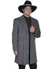Men's WAH MAKER Wool Blend Frock Coat - Charcoal