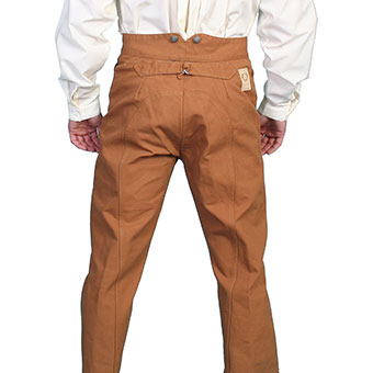 Men's WAH MAKER Canvas Saddle Pants - Brown #2