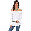 Scully Honey Creek Off Shoulder Top - White
