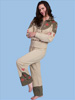 Scully� Ladies' Two-Tone Sweat Jacket w/Floral Embroidery