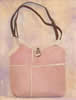 Scully® Pink Shearling Suede Handbag