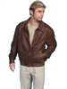 Scully® Men's Leather Bomber Jacket - Taupe