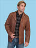 Scully® Men's Sanded Calf Coat - Brown
