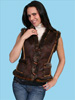 Scully� Ladies' Faux Leather Vest - Espresso