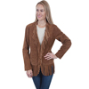 Scully Ladies Boar Suede Fringe Jacket - Cinnamon