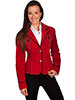 Scully� Ladies' Studded Jacket w/Piping - Red