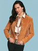 Ladies' Boar Suede Jacket - Bourbon