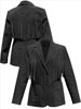 Ladies' Boar Suede Leather Jacket - Black