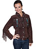 Scully� Ladies' Boar Suede Fringe & Beaded Jacket