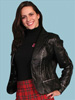 Ladies' Lambskin Jacket w/Studs