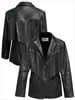 Ladies' Black Rugged Lamb Jacket w/Fringe