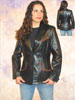 Ladies' Black Italian Lamb Jacket