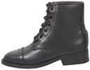 Children's Paddock Lace Riding Boot - Black