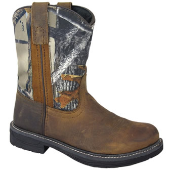 Smoky Mountain Youth's Buffalo Wellington Boots - True Timber Camo