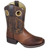 Smoky Mountain Youth's Luke Western Boots - Brown Embossed