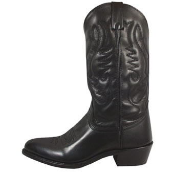 Smoky Mountain Men's Denver Leather Western Boots - Black