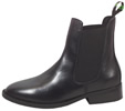 Women's Leather Jodphur Riding Boot - Black