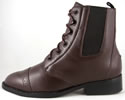 Women's Paddock Leather Lace Riding Boot - Brown
