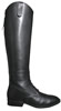 Women's Short Leather Field Boot - Black