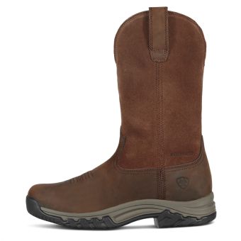 Ariat Women's Terrain Pull On Waterproof Boot - Distressed Brown #2