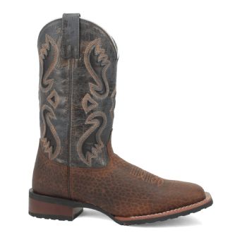 Laredo Men's Smoke Creek Leather Boots - Tan/Denim #2