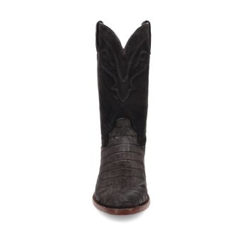 Dan Post Men's Alvis Sueded Caiman Western Boots - Denim Blue #5
