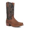 Dan Post Men's Richland Leather Western Boots - Saddle/Chocolate